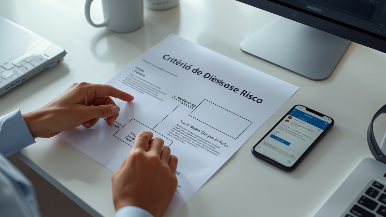 Pessoa analisando um fluxo de decisão para WhatsApp com IA, separando ação qualificada e contexto